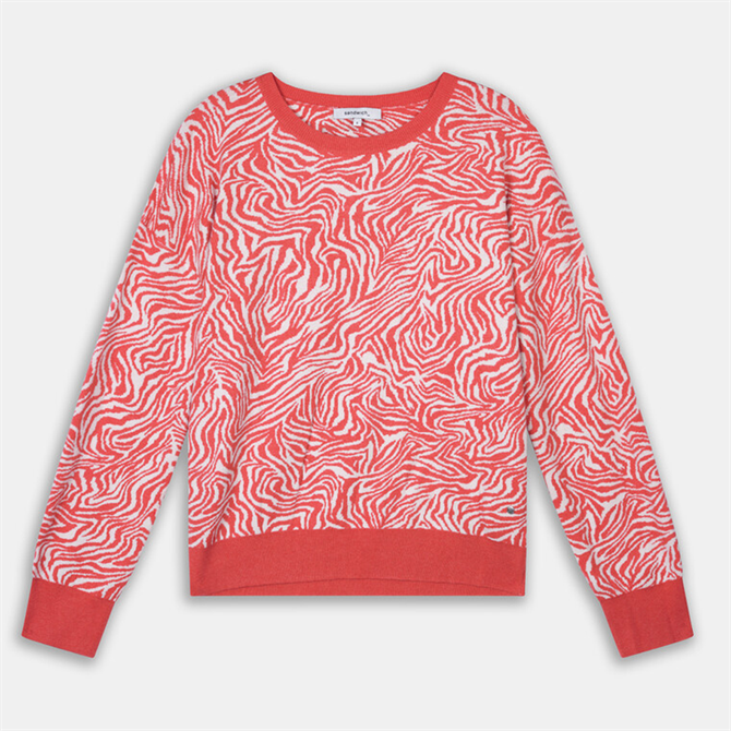 Sandwich Baked Apple Sweater Graphic Print